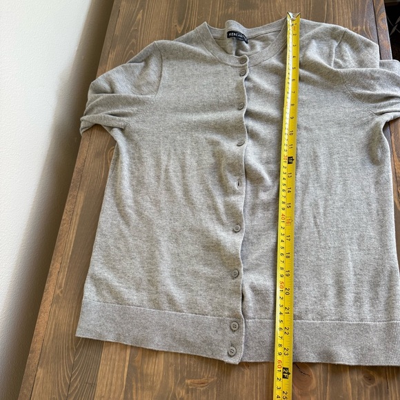 J. Crew Light Gray Women's Cardigan - Picture 8 of 8